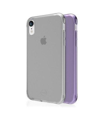 ITSKINS NANO DUO cover til iPhone XR®. Lys lilla og gennemsigtig