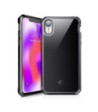 ITSKINS HYBRID GLASS cover til iPhone XR®. Sort