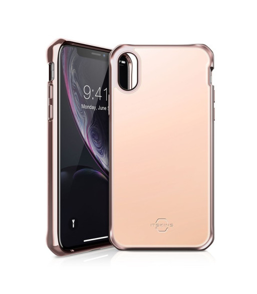 ITSKINS HYBRID GLASS cover til iPhone XR®. Rosa