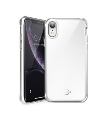 ITSKINS HYBRID GLASS cover til iPhone XR®. Sølv