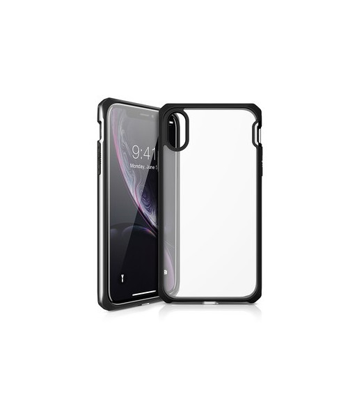 ITSKINS HYBRID EDGE cover til iPhone XR®. Black piano