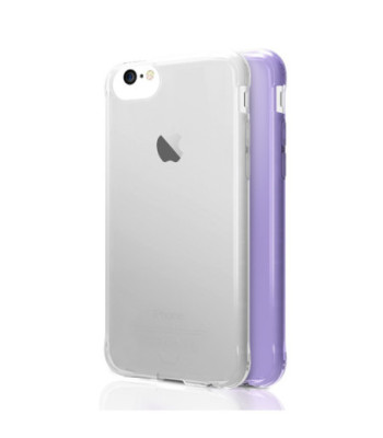 ITSKINS NANO DUO cover til iPhone 8 / 7 / 6s / 6®. Lys lilla og gennemsigtig
