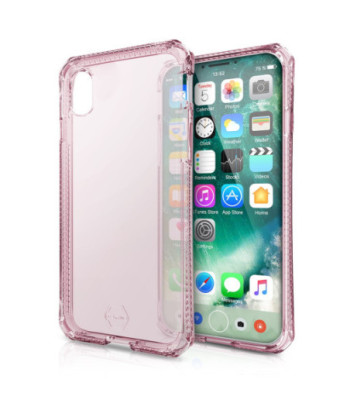ITSKINS SPECTRUM CLEAR cover til iPhone XS / X®. Lyserød