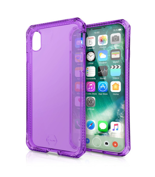 ITSKINS SPECTRUM CLEAR cover til iPhone XS / X®. Lilla