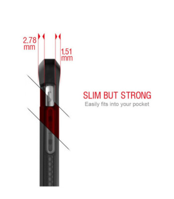 ITSKINS MAGNETA cover til iPhone 8 Plus / 7 Plus / 6s Plus / 6 Plus®. Sort