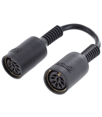 Cavus adapter 8 -pin DIN hun. 0,15m. Sort