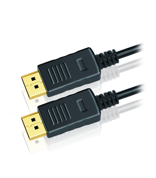 Sinox One Displayport kabel - 2,0 m. sort - DisplayPort kabe