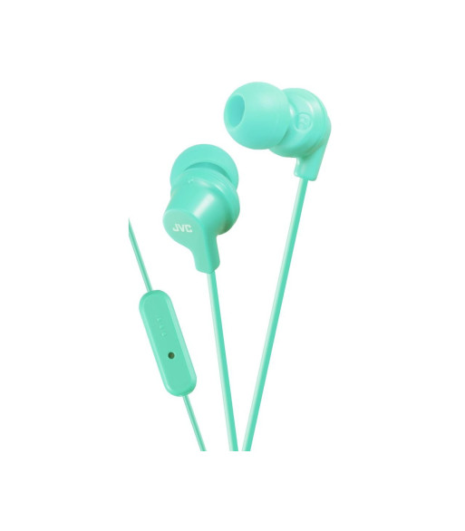JVC in-ear høretelefoner med fjernbetjening og mikrofon. Mint