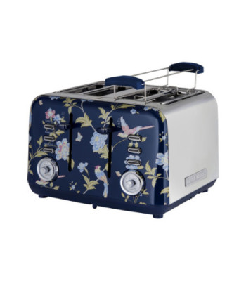 VQ Laura Ashley Slice Toaster. Blå/sølv