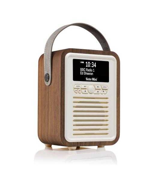 VQ Retro Mini radio. Walnut