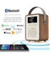 VQ Retro Mini radio. Walnut