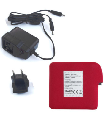 Glovii opvarmet fleecevest XXL. Sort