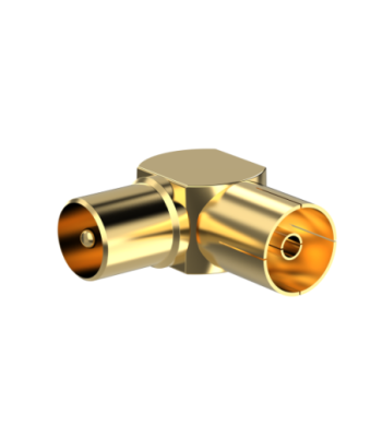 Sinox 90° antenneadapter. Guld