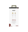 Sinox USB 2.0 printerkabel. 5m. Hvid