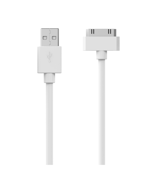 Sinox Apple 30-pin kabel. 2m. Sort