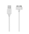 Sinox Apple 30-pin kabel. 2m. Sort