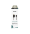 Sinox PRO Lightning kabel m/original Apple chip. 3m. Sort