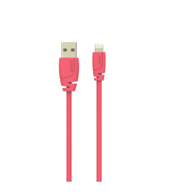Sinox PRO Lightning kabel m/original Apple chip. 1m. Pink