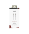 Sinox Cat6e kabel. 3m. Hvid