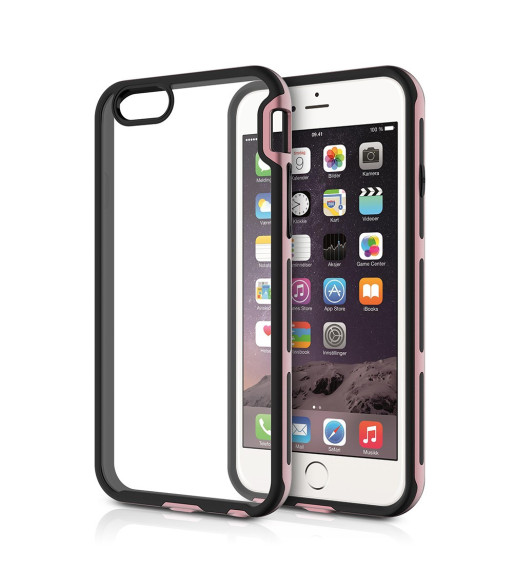 ITSKINS HYBRID EDGE cover til iPhone 6s Plus / 6 Plus®. Rosa og sort