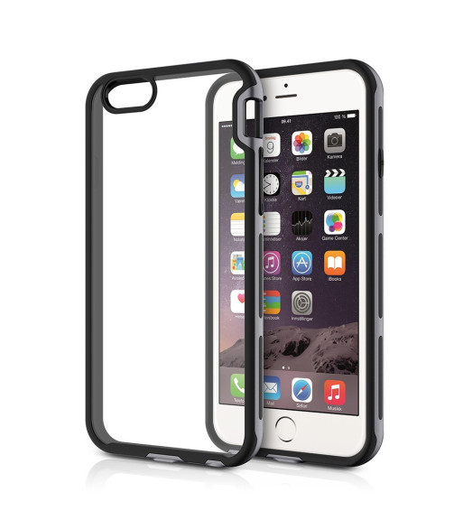 ITSKINS HYBRID EDGE cover til iPhone 6s Plus / 6 Plus®. Space grey