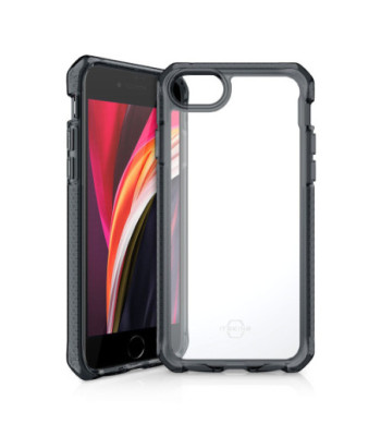 ITSKINS SUPREME CLEAR cover til iPhone SE (2022/2020) / 8 / 7 / 6s / 6®. Smoke og gennemsigtig