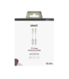 Sinox PRO antennekabel. YouSee & Stofa godkendt. 10m. Hvid