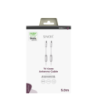 Sinox PRO antennekabel. YouSee & Stofa godkendt. 5m. Hvid