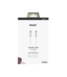 Sinox Satellite kabel. 5. Hvid