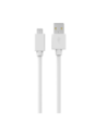 Sinox USB C til USB A kabel. 3m. Hvid