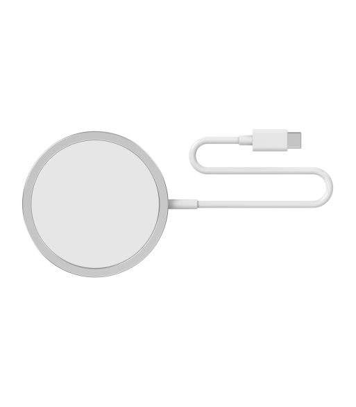 Sinox PRO trådløs 15W iPhone Magsafe® oplader. 1m. Hvid