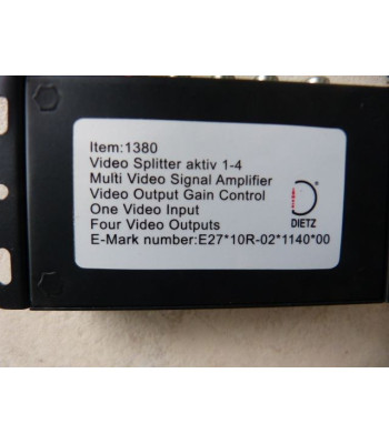 Video Splitter 1 Indgang Til 4 Udgange
