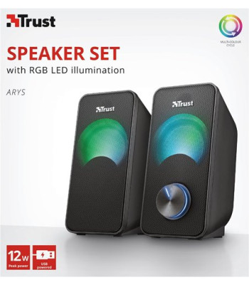 TRUST ARYS COMPACT 2.0 SPEAKER RGB - Højttalere