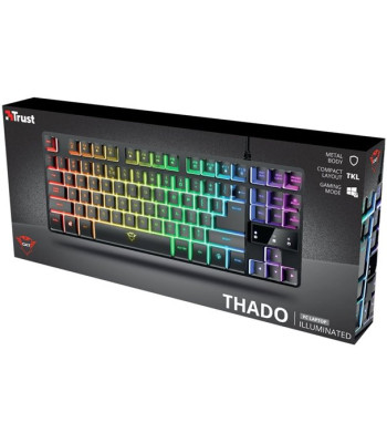 TRUST GXT833 THADO TKL KEYBOARD Nordic - Gaming keyboard