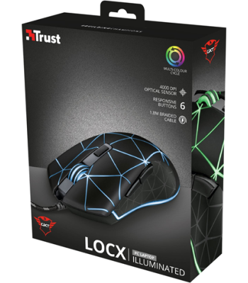 TRUST GXT133 LOCX MOUSE - Gaming mus