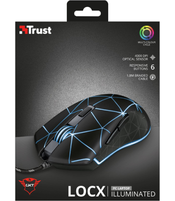 TRUST GXT133 LOCX MOUSE - Gaming mus