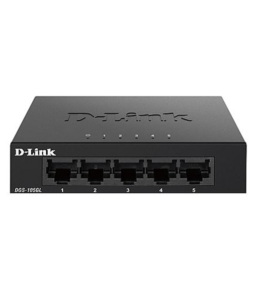 D-LINK 5-Port Gigabit Ethernet Metal Housing Unmanaged Switc