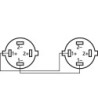 Speakon højtt.kabel 10m - MSC-110/SW Monacor