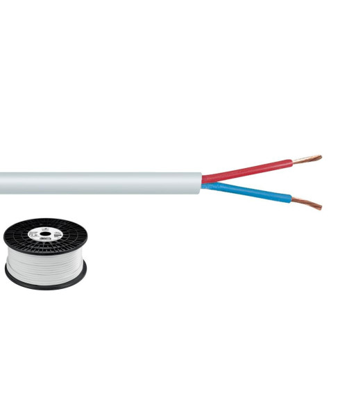 Højttalerkabel 2x1.5 mm2 100m - SPC-515/WS MONACOR