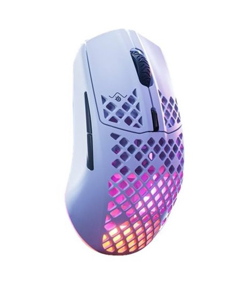 SteelSeries Aerox 3 Wireless (2022) Snow - Trådløs mus