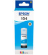 EPSON 104 EcoTank Cyan ink bottle (WE) - Blækflaske