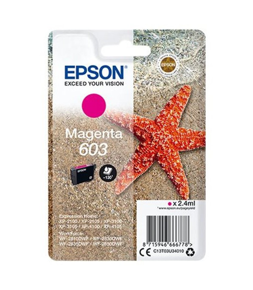 EPSON Singlepack Magenta 603 Ink - Blækpatron