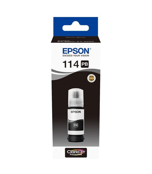 Epson EcoTank 114 Photo Black - Epson Claria ET Premium-blæk