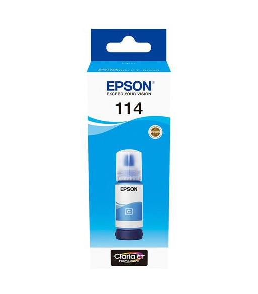 Epson EcoTank 114 Cyan - Epson Claria ET Premium-blæk