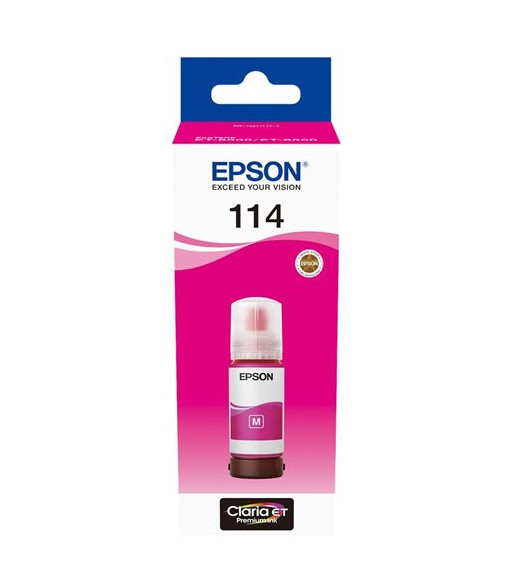 Epson EcoTank 114 Magenta - Epson Claria ET Premium-blæk