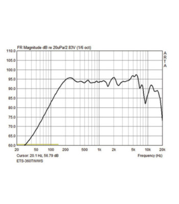 100V søjlehøjttaler - ETS-360TW/WS MONACOR