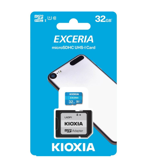Kioxia EXERCIA MicroSDHC/SDHC - 32GB