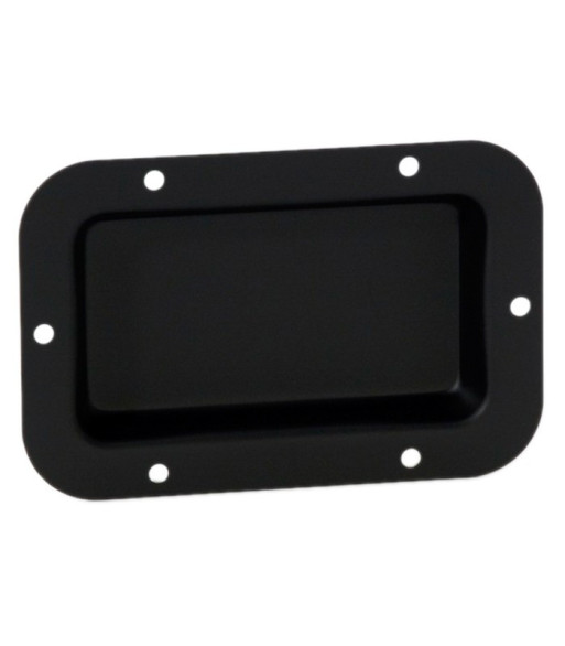 Dish black unpunched