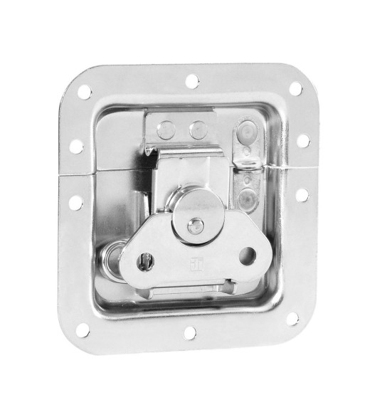 Butterfly Latch medium with Spring non cranked 9 mm deep padlockable