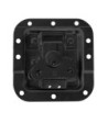 Butterfly Latch medium cranked 12 mm deep Black
